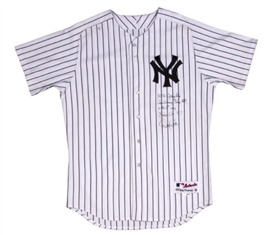 2006 Derek Jeter Opening Day Game Used and Signed Home Run Jersey (MLB Authenticated/Steiner)